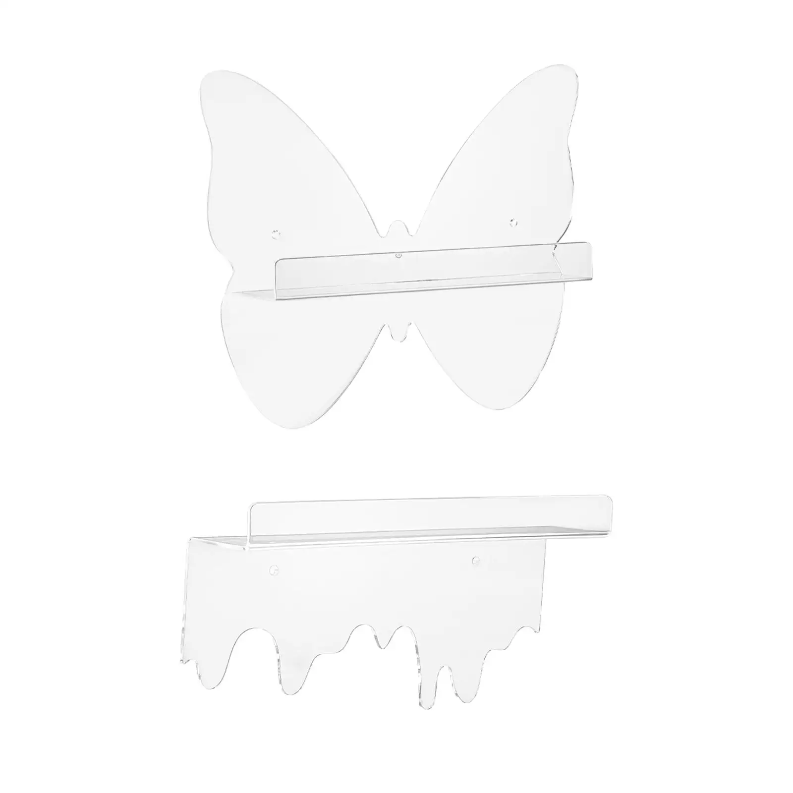 Wall Mounted Acrylic Shelves, 12 Inch Storage for and Collectibles
Wall Mounted Acrylic Shelves, 12 Inch Storage for and Collectibles