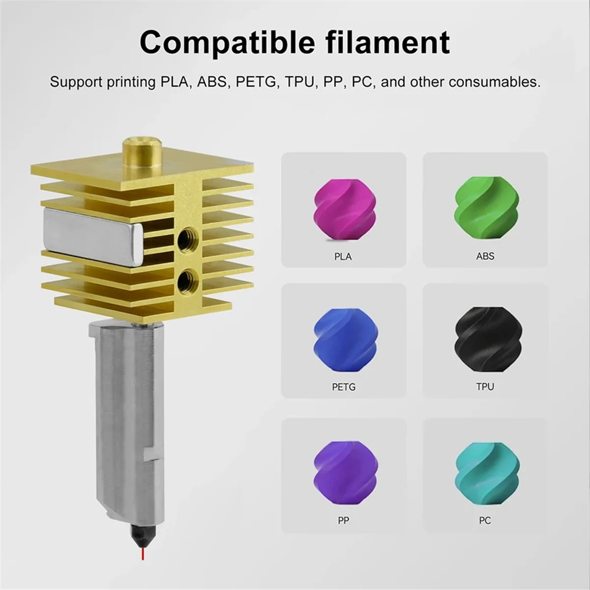 AVSY For A1/A1 Mini Upgraded Hotend Kit High Temperature Resistance Supports Fast Printing 0.4mm Nozzle
AVSY For A1/A1 Mini Upgraded Hotend Kit High Temperature Resistance Supports Fast Printing 0.4mm Nozzle
