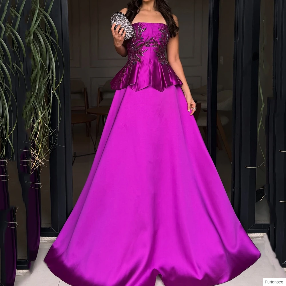 A-line Women's Evening Dresses Floor-length Strapless Sleeveless Prom Gown Fashion Flowers Sequined Draped Customized Gowns
A-line Women's Evening Dresses Floor-length Strapless Sleeveless Prom Gown Fashion Flowers Sequined Draped Customized Gowns