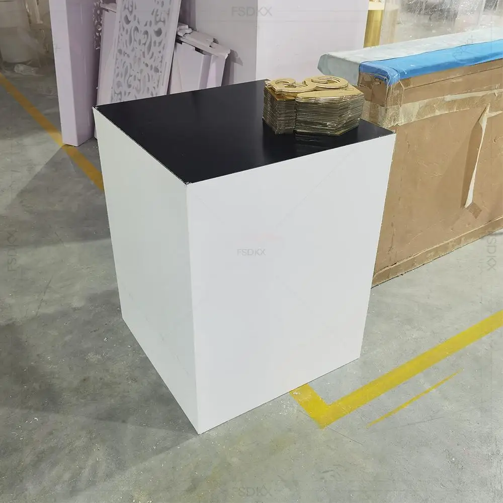 FSDKX Factory Hot Sale High Quality Wedding Plinth Stand Set Luxury White PVC Cake Plinth Stand
FSDKX Factory Hot Sale High Quality Wedding Plinth Stand Set Luxury White PVC Cake Plinth Stand
