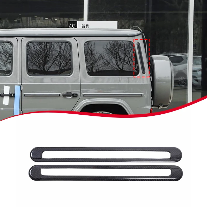 For Mercedes-Benz G Class W463 2025 Real Carbon Fiber Car D-Pillar Side Air Outlet Cover Protection Car Exterior Accessories
For Mercedes-Benz G Class W463 2025 Real Carbon Fiber Car D-Pillar Side Air Outlet Cover Protection Car Exterior Accessories