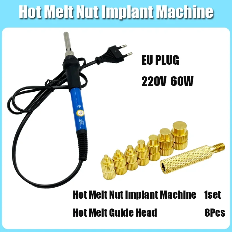 Heat Set Insert Soldering Iron Tip M2 M3 M4 M5 M6 Brass Hot Melt Inset Nut Embedded Thread Insertion Kit For Plastic 3d Printing
Heat Set Insert Soldering Iron Tip M2 M3 M4 M5 M6 Brass Hot Melt Inset Nut Embedded Thread Insertion Kit For Plastic 3d Printing