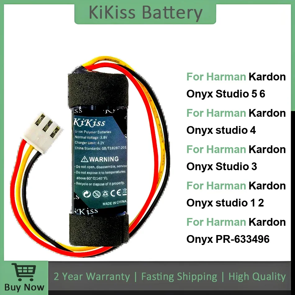 Battery For Harman Kardon Onyx Studio 5 6 4 3 1 2 PR-633496 ICR22650 LI11B001F Premium Replacement
Battery For Harman Kardon Onyx Studio 5 6 4 3 1 2 PR-633496 ICR22650 LI11B001F Premium Replacement
