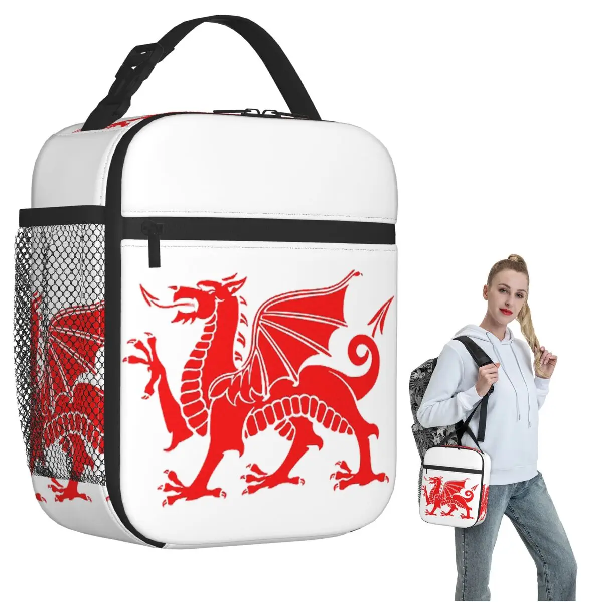 Изолированная сумка для обеда Wrexham Dragons для женщин и детей, портативные коробки для еды, термосумка для ланча
Изолированная сумка для обеда Wrexham Dragons для женщин и детей, портативные коробки для еды, термосумка для ланча