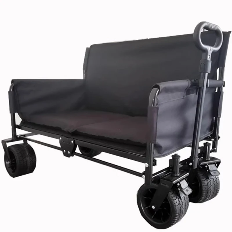 RV Outdoor Folding Cart Sofa Chair Multifunctional Sofa Fishing Cart Wagon Push Pull Big Wheels Handle Camping Cart
RV Outdoor Folding Cart Sofa Chair Multifunctional Sofa Fishing Cart Wagon Push Pull Big Wheels Handle Camping Cart