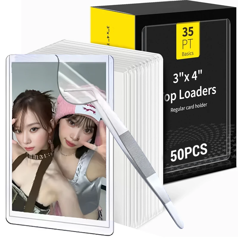50-1 шт., прозрачный чехол для фотокарточек, корейский чехол для карт Kpop с защитной пленкой, прозрачный держатель для карт, чехол для карт для фотоигр идол
50-1 шт., прозрачный чехол для фотокарточек, корейский чехол для карт Kpop с защитной пленкой, прозрачный держатель для карт, чехол для карт для фотоигр идол