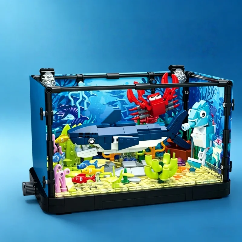2026 Creative Marine Life Series Shark Fish Tank Building Blocks Ornament Adult Collection Desktop Display Birthday Gift
2026 Creative Marine Life Series Shark Fish Tank Building Blocks Ornament Adult Collection Desktop Display Birthday Gift