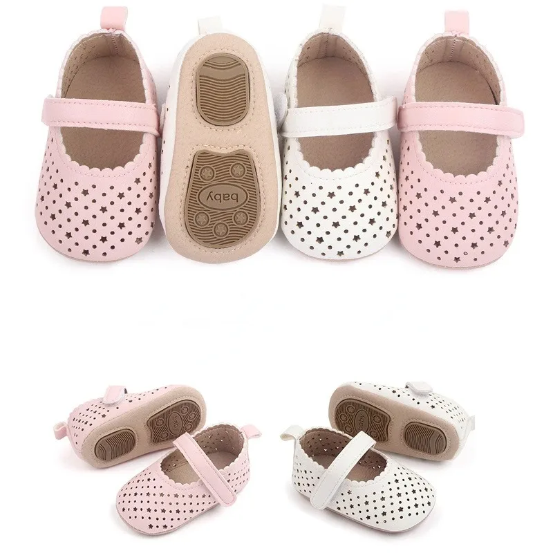 Fashion Baby Girl Shoes Hollow Newborn Baby Shoes Small Leather Shoes Non-slip Soft Comfortable Toddler Shoes First Walker 0-1 Y
Fashion Baby Girl Shoes Hollow Newborn Baby Shoes Small Leather Shoes Non-slip Soft Comfortable Toddler Shoes First Walker 0-1 Y