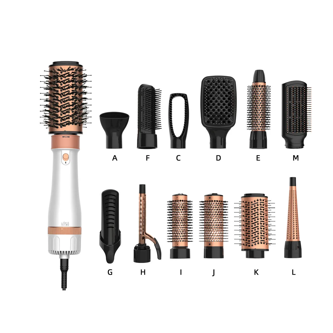 One-Step 12 in 1 Hair Dryer Brush and Volmizer Hot Comb Electric Hair Brush Straightener Comb Hot Air Brush With Negative Ion
One-Step 12 in 1 Hair Dryer Brush and Volmizer Hot Comb Electric Hair Brush Straightener Comb Hot Air Brush With Negative Ion