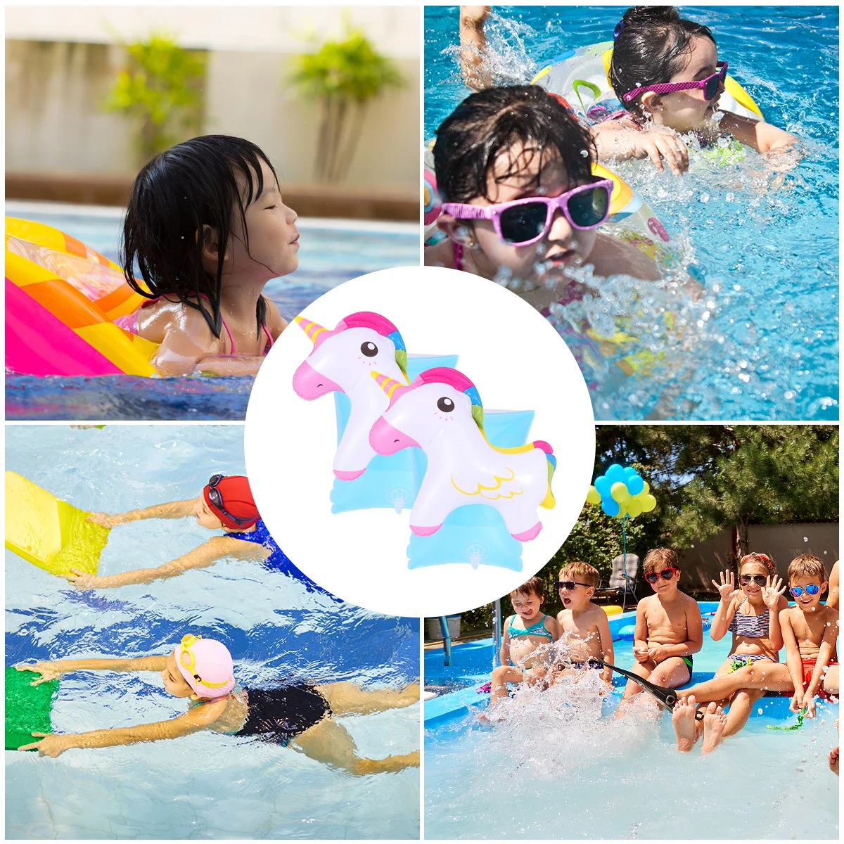 Unicorn Arm Circle Toys Swimming Armbands for Kids Wing Floating Inflatable Sleeves Pvc Child Supply Children
Unicorn Arm Circle Toys Swimming Armbands for Kids Wing Floating Inflatable Sleeves Pvc Child Supply Children