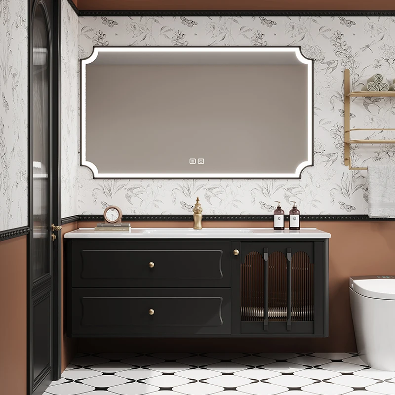 French Retro Bathroom Cabinet Solid Wood Storage Kitchen Luxury Skincare Cupboard Decorations Sink Dressers Gabinete Furniture
French Retro Bathroom Cabinet Solid Wood Storage Kitchen Luxury Skincare Cupboard Decorations Sink Dressers Gabinete Furniture