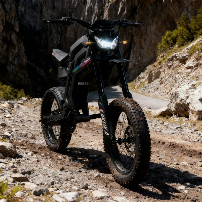 OBX GT73 Electric Dirt Bike 52V 2000W 48V Lithium Battery 30Mph Off Road Ebike Waterproof 6-Speed
OBX GT73 Electric Dirt Bike 52V 2000W 48V Lithium Battery 30Mph Off Road Ebike Waterproof 6-Speed