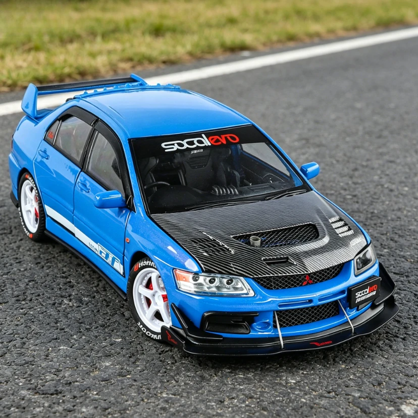 Jinlifang 1:24 EVO9 Modified Alloy Car Model Simulated Japanese Sports Car Pullback Sound and Light Toy
Jinlifang 1:24 EVO9 Modified Alloy Car Model Simulated Japanese Sports Car Pullback Sound and Light Toy