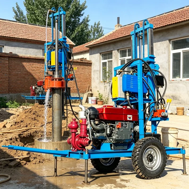 Water Drilling Machine And Small Diesel Water Well Drilling Rig Steady Hydraulic Drills Uneven Layered Underground Formations
Water Drilling Machine And Small Diesel Water Well Drilling Rig Steady Hydraulic Drills Uneven Layered Underground Formations
