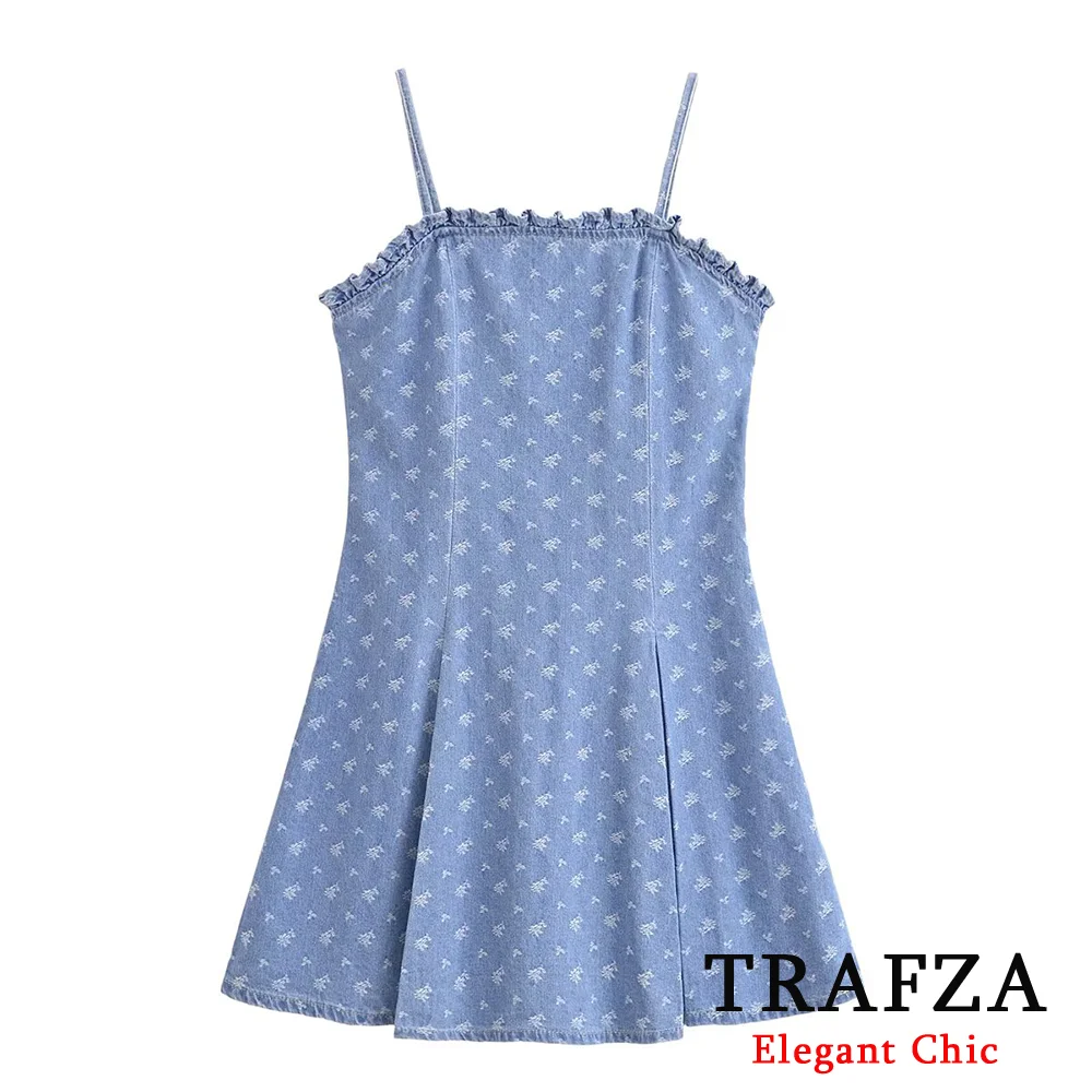 TRAFZA-Women Sweet Chic Cami Dress Print Backless Pleated Mini Dress New 2025 Summer Fashion Sweet Holiday Date Dress
TRAFZA-Women Sweet Chic Cami Dress Print Backless Pleated Mini Dress New 2025 Summer Fashion Sweet Holiday Date Dress