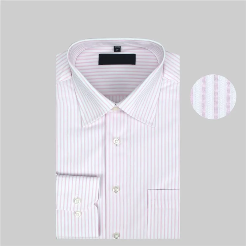 Мужская рубашка с длинным рукавом в полоску для осени и зимы, повседневная, не требующая глажки, белая с синими полосками
Мужская рубашка с длинным рукавом в полоску для осени и зимы, повседневная, не требующая глажки, белая с синими полосками