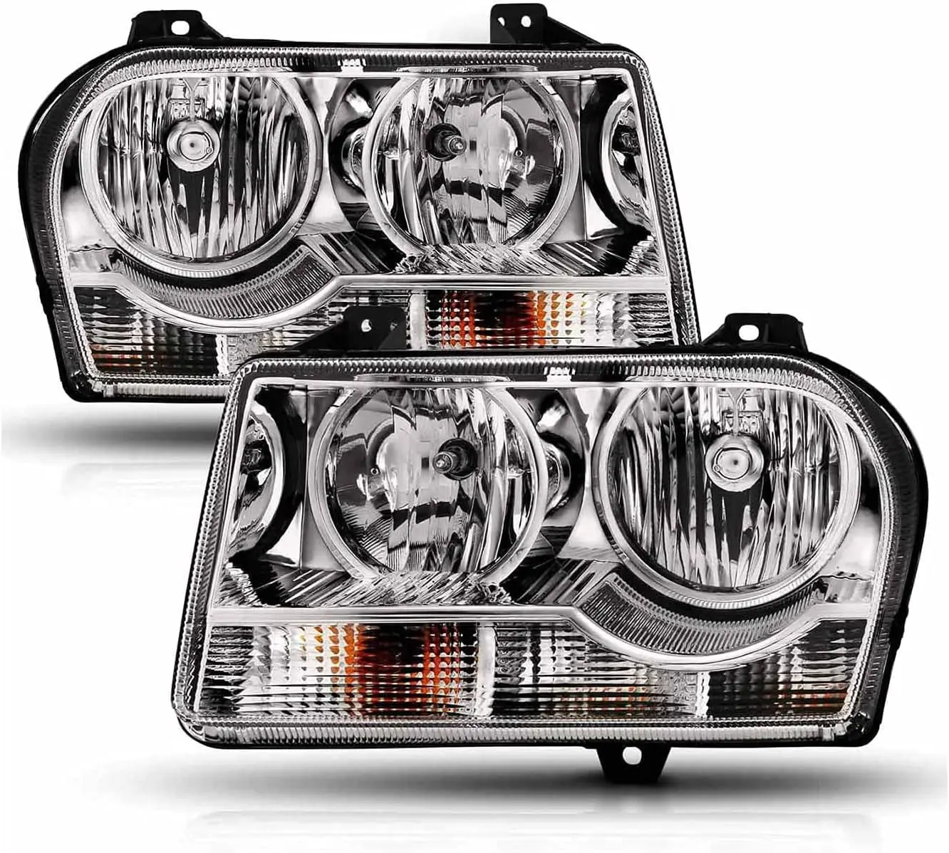 Для Chrysler 300 2005-2010 годов, галогенная, OEM-стиль, хромированная сменная фара в сборе с парой лампочек-пассажирский и водитель
Для Chrysler 300 2005-2010 годов, галогенная, OEM-стиль, хромированная сменная фара в сборе с парой лампочек-пассажирский и водитель