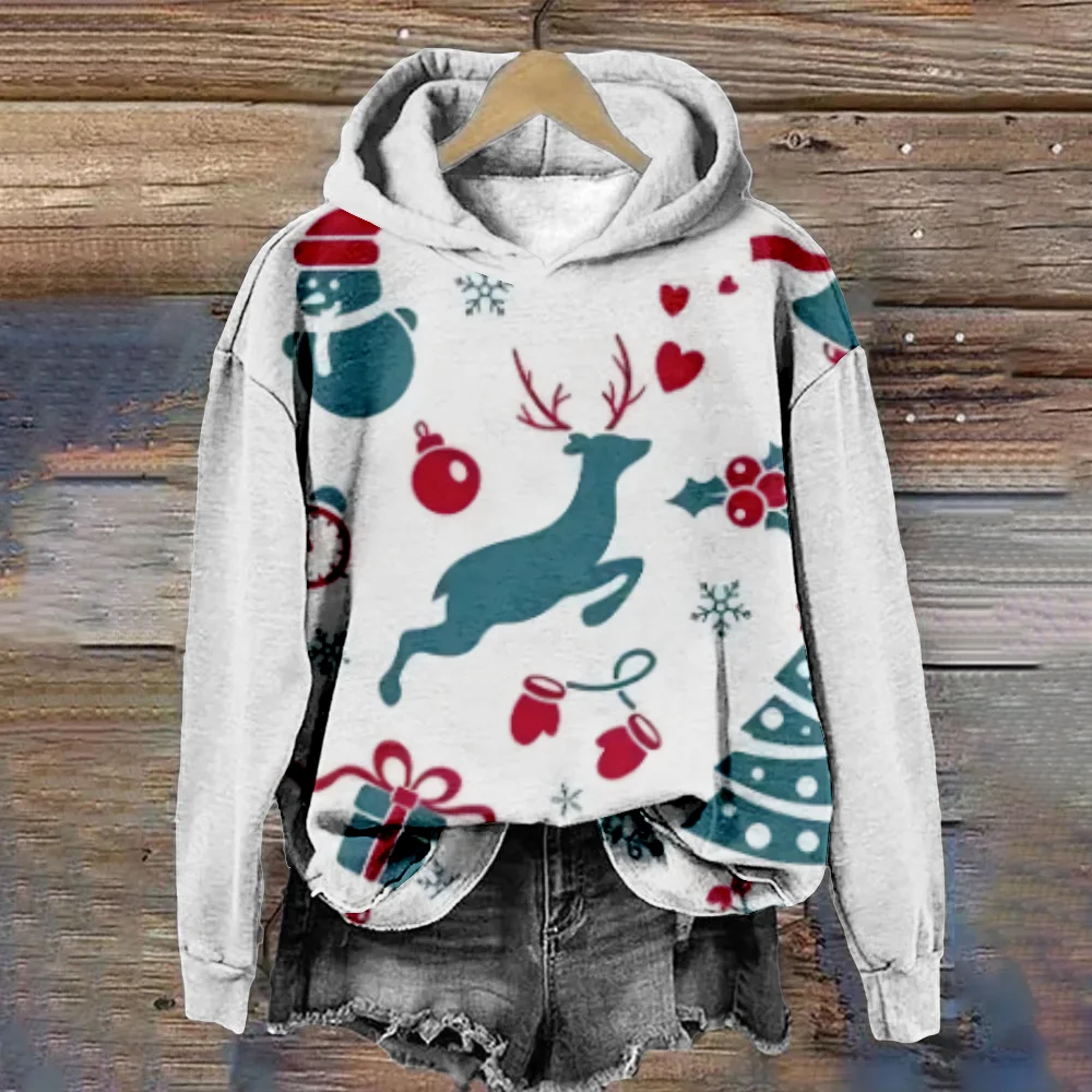 Christmas Hoodie for Women Christmas Deer Print Kawaii Fashion Harajuku Long Sleeve Sweatshirt Casual
Christmas Hoodie for Women Christmas Deer Print Kawaii Fashion Harajuku Long Sleeve Sweatshirt Casual