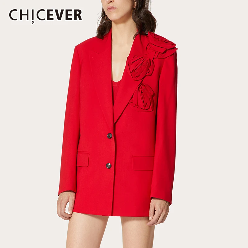 CHICEVER Casual Spliced Appliques Blazers For Women V Neck Long Sleeve Patchwork Pocket Fashion Solid Loose Blazer Female New
CHICEVER Casual Spliced Appliques Blazers For Women V Neck Long Sleeve Patchwork Pocket Fashion Solid Loose Blazer Female New