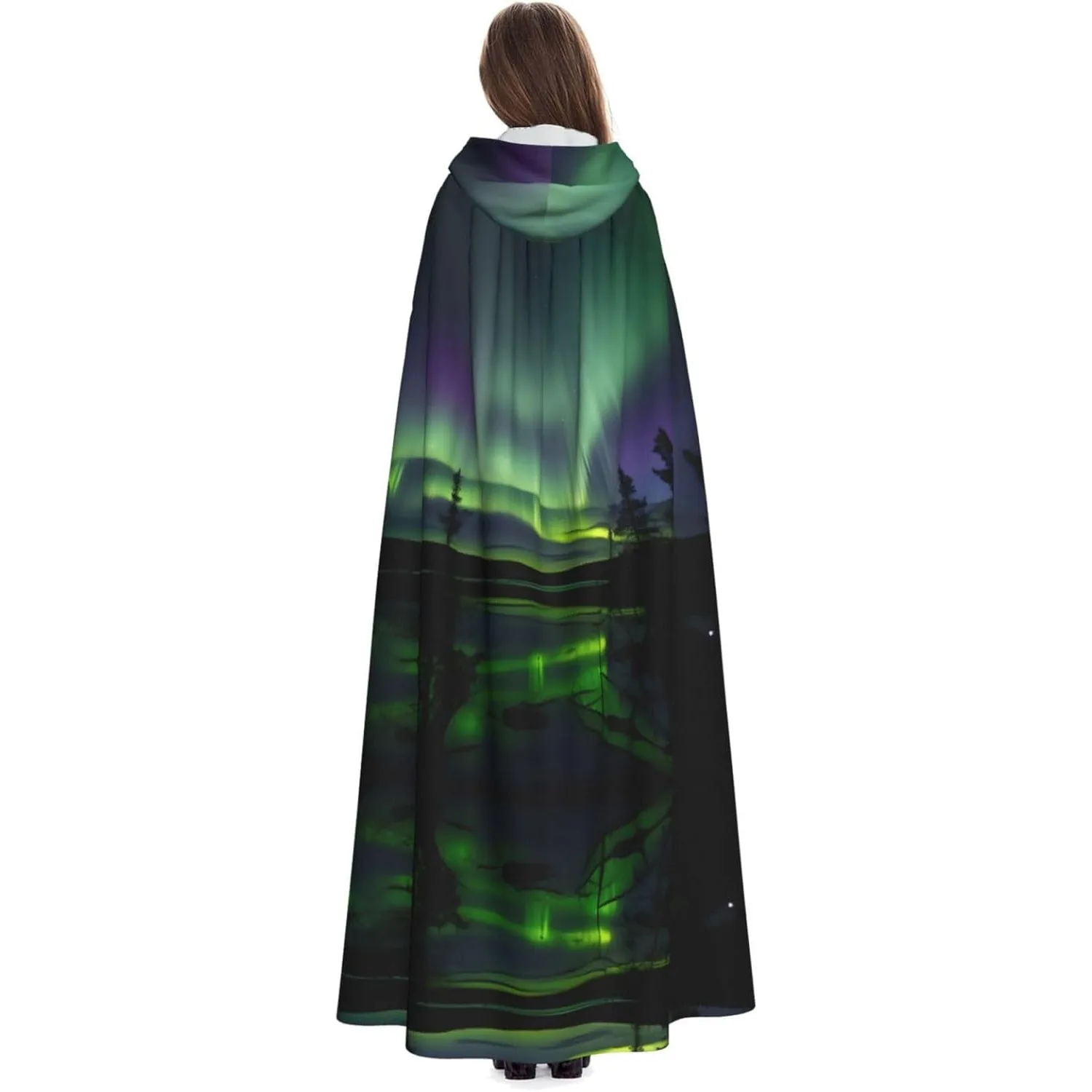Dark Northern Lights print Adult Hooded Cape Carnival Festival Cape Cosplay Robe Costume party Gothic Carnival
Dark Northern Lights print Adult Hooded Cape Carnival Festival Cape Cosplay Robe Costume party Gothic Carnival