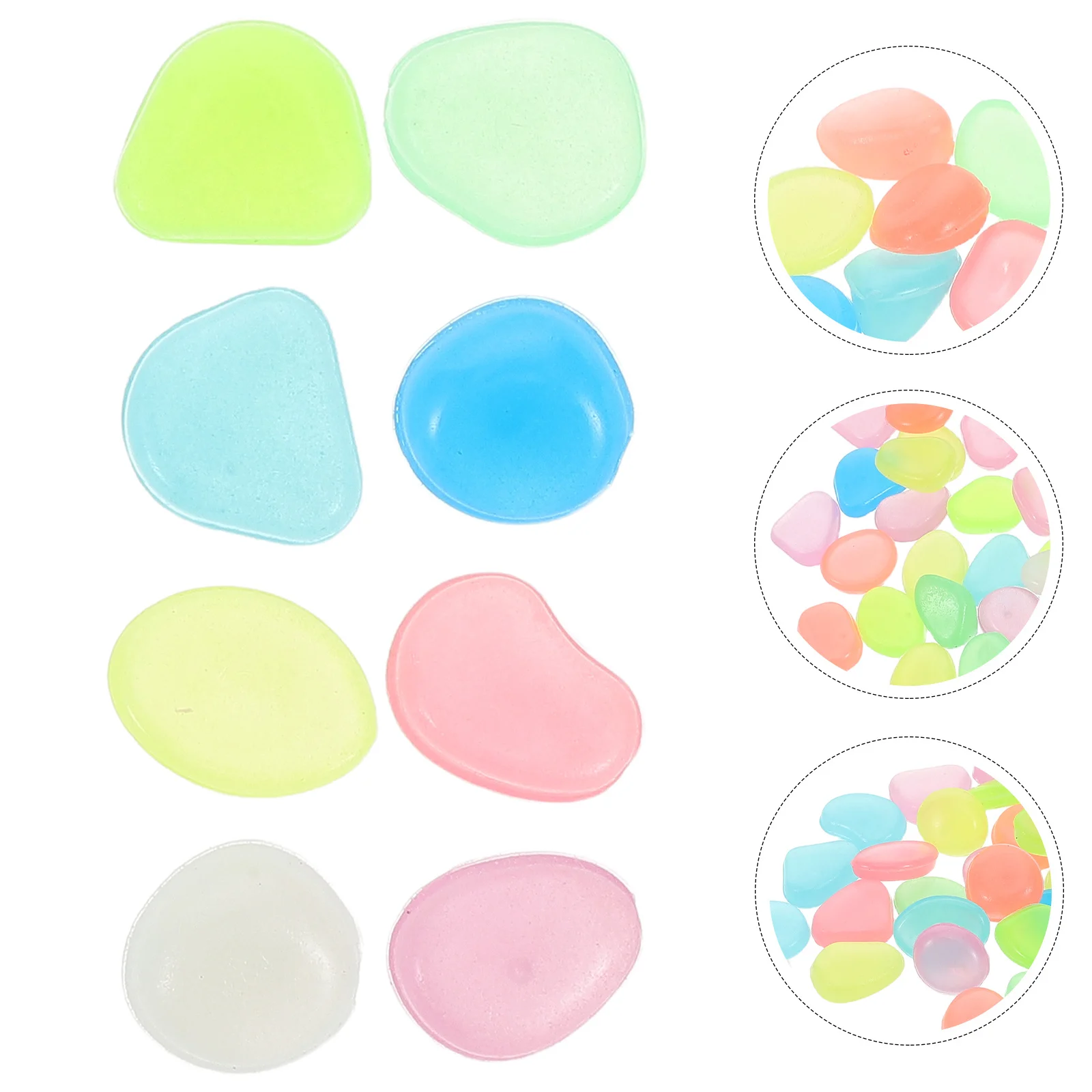 500Pcs Glow in The Dark Pebbles Aquarium Decorative Stones Garden Walkway Yard Patio Landscape Luminous Gravel Glow Rocks
500Pcs Glow in The Dark Pebbles Aquarium Decorative Stones Garden Walkway Yard Patio Landscape Luminous Gravel Glow Rocks