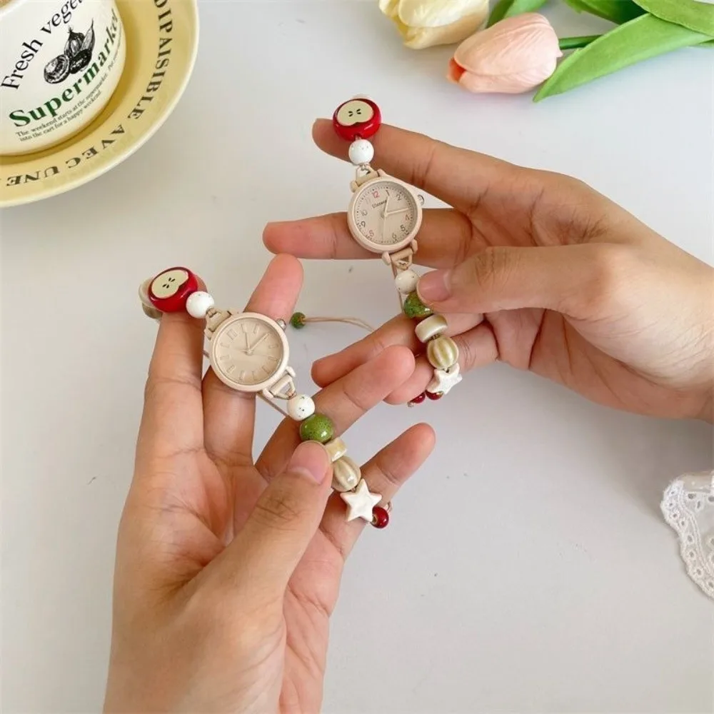 Cute Candy Color Bracelet Watch Handmade Adjustable Wristwatches Pendant Beaded Chain Watch Women Girls
Cute Candy Color Bracelet Watch Handmade Adjustable Wristwatches Pendant Beaded Chain Watch Women Girls
