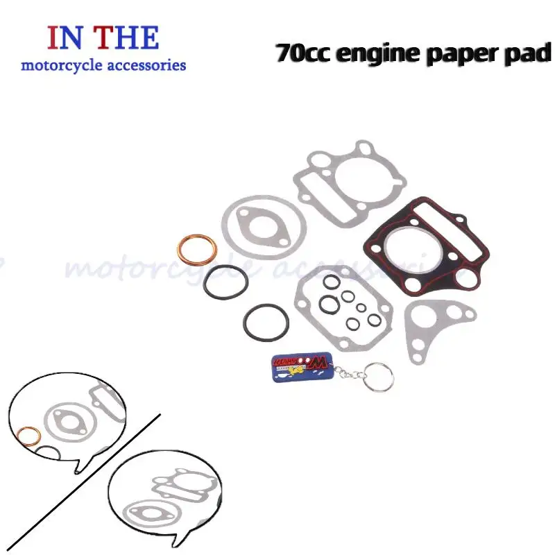 Premium NEW 70cc Horizontal Engine Gasket Set – Cylinder Piston Gaskets for Zongshen Kayo Dirt Pit Bikes & ATVs
Premium NEW 70cc Horizontal Engine Gasket Set – Cylinder Piston Gaskets for Zongshen Kayo Dirt Pit Bikes & ATVs