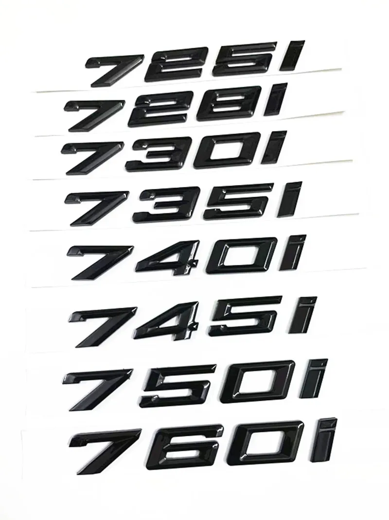Logo, BMW Series 728I 730i, 740i, 735I 745I, 760i logo lettering car paste E38, E65, E66, F01, F02, G11, G12 lettering car paste
Logo, BMW Series 728I 730i, 740i, 735I 745I, 760i logo lettering car paste E38, E65, E66, F01, F02, G11, G12 lettering car paste