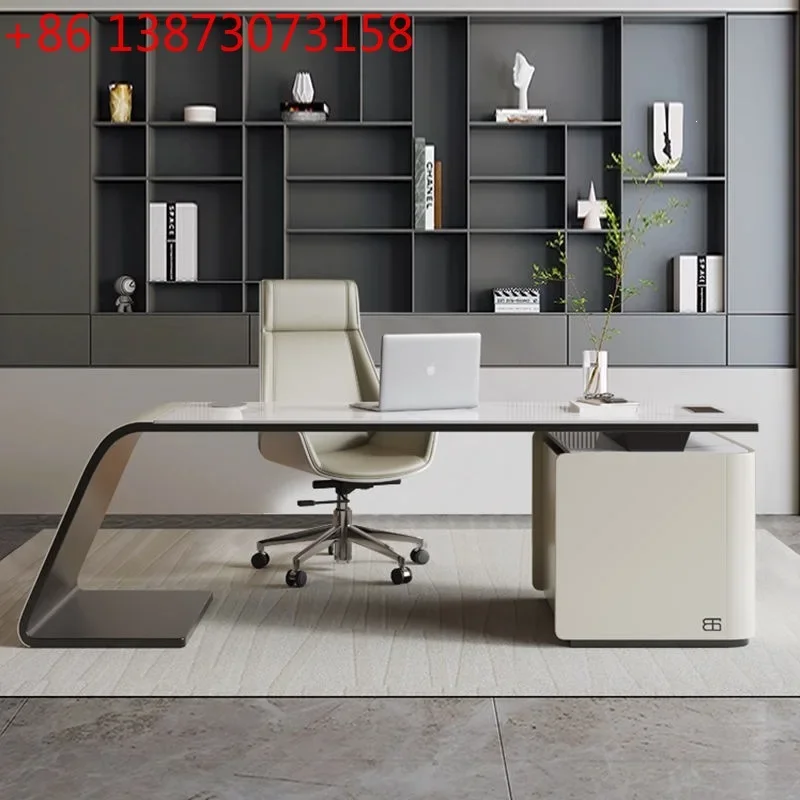 Italian light luxury minimalist desk living room large long boss table corner solid wood desk computer desk
Italian light luxury minimalist desk living room large long boss table corner solid wood desk computer desk