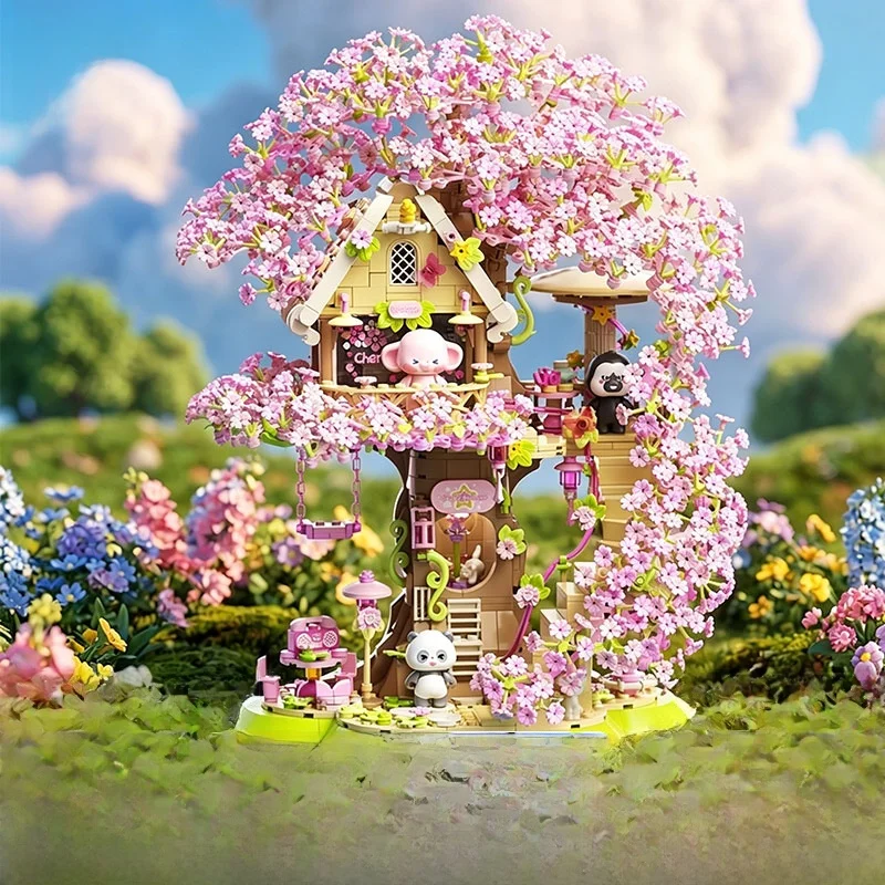 Sakura Treehouse Building Blos Assembly Children's Eonal Toys Girlfriend Birthday Gifts Trendy Play Models Decorations
Sakura Treehouse Building Blos Assembly Children's Eonal Toys Girlfriend Birthday Gifts Trendy Play Models Decorations