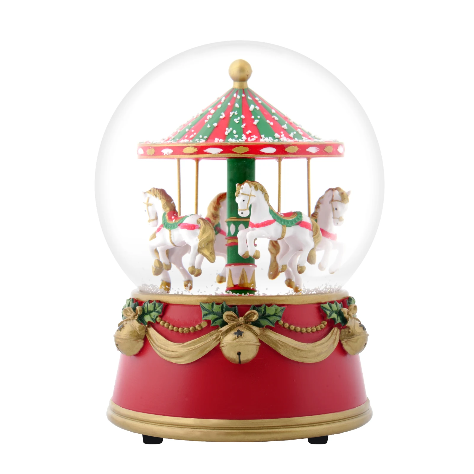 Musical Snow Globe Rotating Carousel, Glittering Snowfall, Classic Holiday Music Home Desk Decor Unique Gift for Women, Girls
Musical Snow Globe Rotating Carousel, Glittering Snowfall, Classic Holiday Music Home Desk Decor Unique Gift for Women, Girls