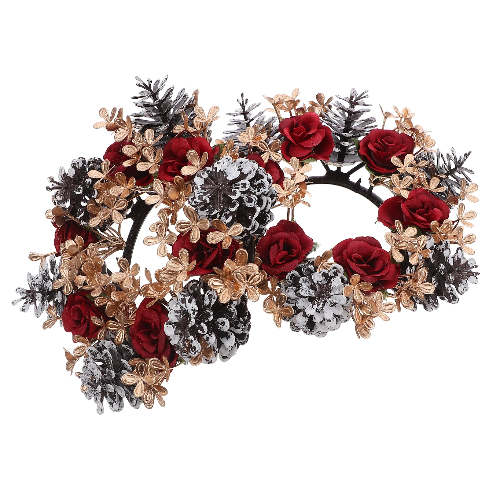 2Pcs Christmas Tea Light Rings Wreath Set Small Table Centerpieces Decor Holiday Wreath Holder Indoor Use
2Pcs Christmas Tea Light Rings Wreath Set Small Table Centerpieces Decor Holiday Wreath Holder Indoor Use