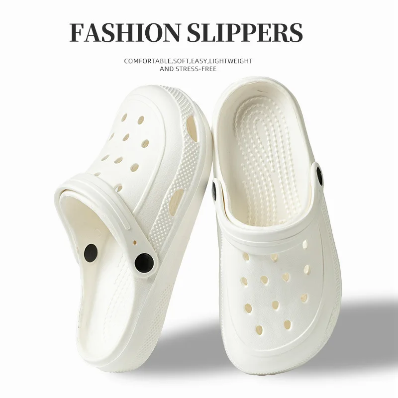 Unisex Summer Slippers EVA Clogs for Women Men Breathable Home Sandals
Unisex Summer Slippers EVA Clogs for Women Men Breathable Home Sandals