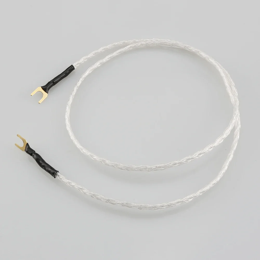 High Quality 6 Core Pure Silver LP Vinyl Audiophile Hifi Audio Cable Amplifier Ground Wire 
High Quality 6 Core Pure Silver LP Vinyl Audiophile Hifi Audio Cable Amplifier Ground Wire