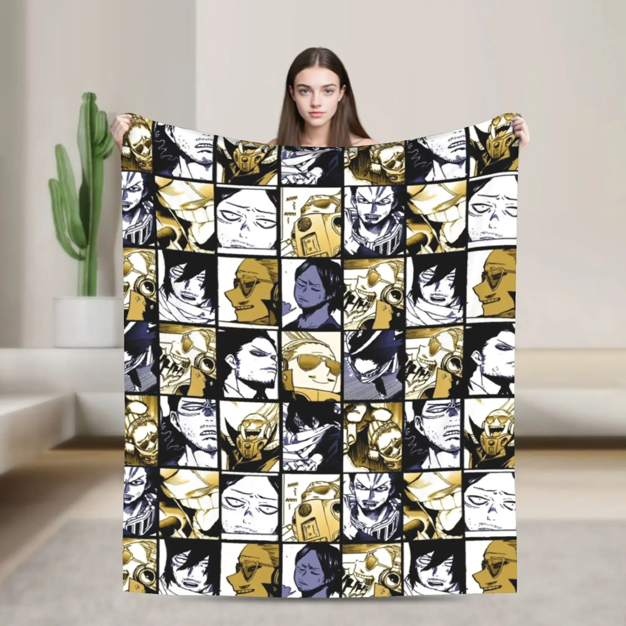 My Hero Academia Aizawa Blanket Flannel Lightweight Throw Quilt for Bed Car Plush Soft Thin Warm Anime Fan Art Print
My Hero Academia Aizawa Blanket Flannel Lightweight Throw Quilt for Bed Car Plush Soft Thin Warm Anime Fan Art Print