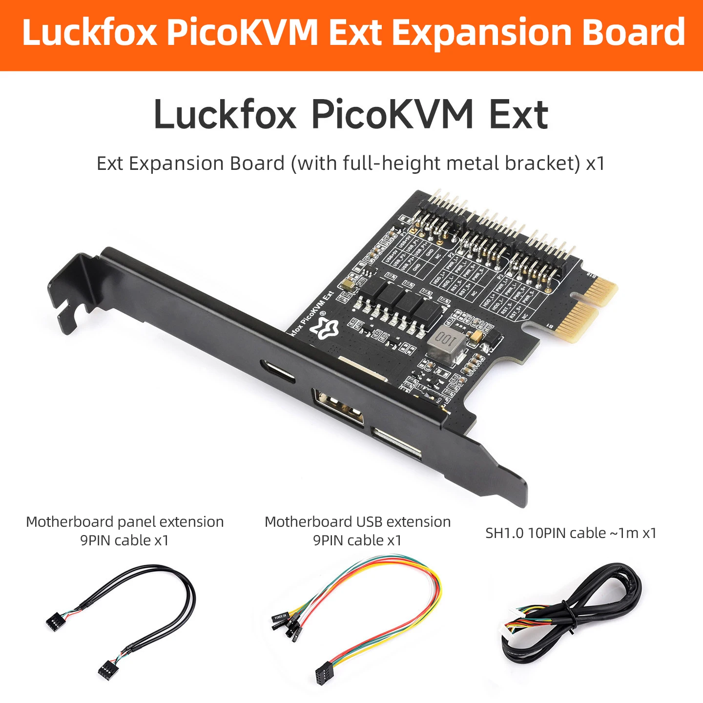 Luckfox PicoKVM Expansion Board PCIe USB Interface Remote Power Management For Luckfox PicoKVM
Luckfox PicoKVM Expansion Board PCIe USB Interface Remote Power Management For Luckfox PicoKVM