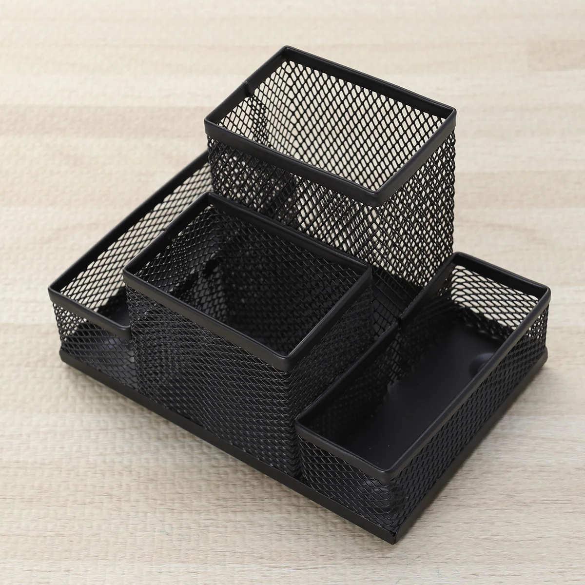 Metal Mesh Pen Container Desk ganizer Stationery Holder 4 Divided Compartments Does Not Rust Perfect Gift
Metal Mesh Pen Container Desk ganizer Stationery Holder 4 Divided Compartments Does Not Rust Perfect Gift