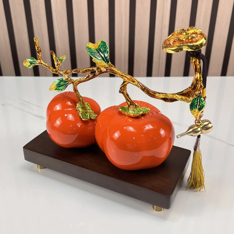 PYH enamel color Ruyi persimmon ornament, living room entrance wine cabinet decoration, move to a new house
PYH enamel color Ruyi persimmon ornament, living room entrance wine cabinet decoration, move to a new house