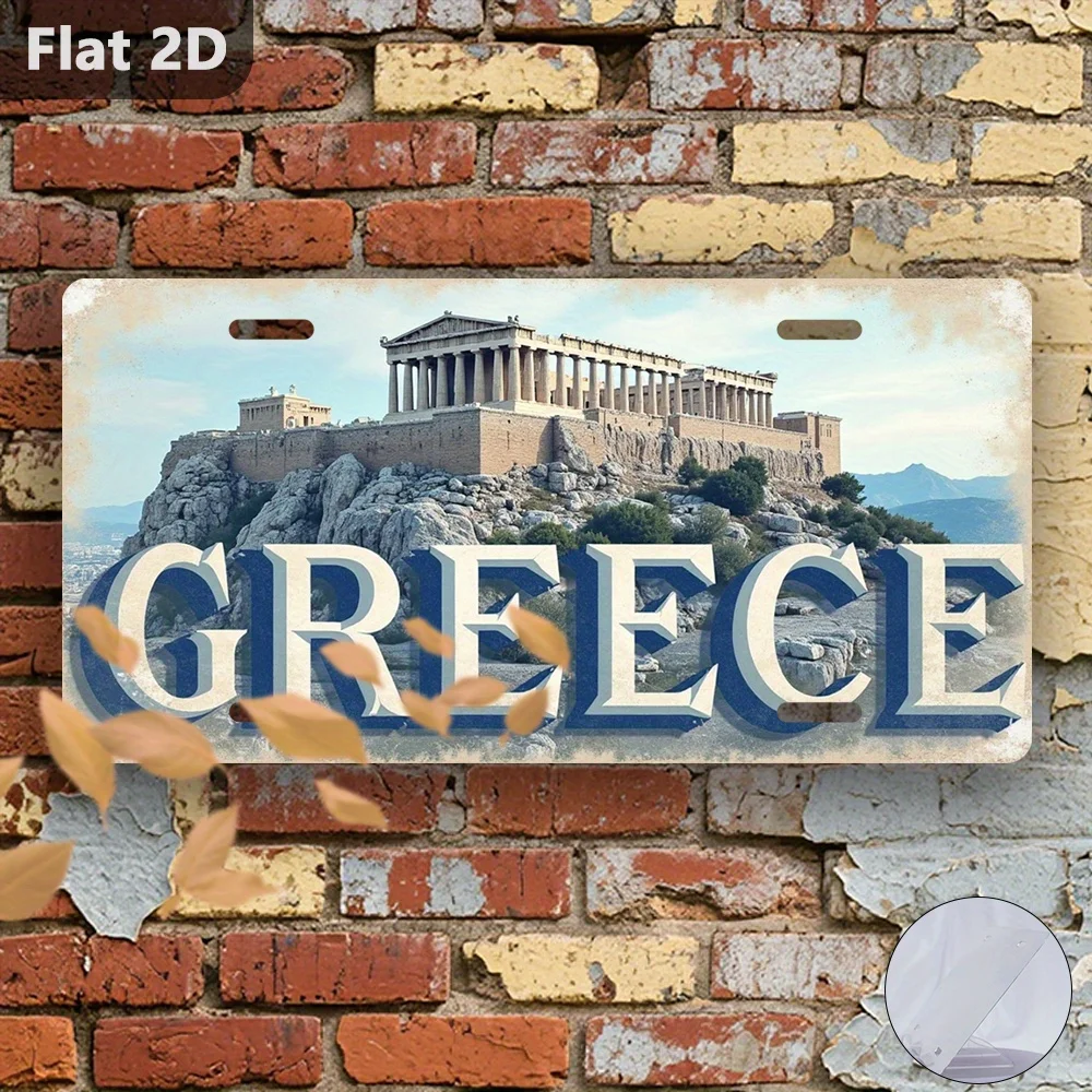 Vintage Greek Acropolis Tin Sign, Retro 12x5.9in Metal Plate Wall Decor for Cafe Garage Garden
Vintage Greek Acropolis Tin Sign, Retro 12x5.9in Metal Plate Wall Decor for Cafe Garage Garden