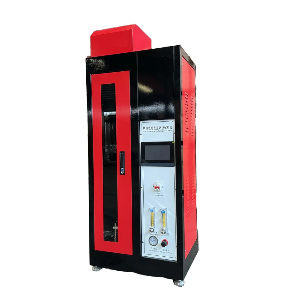 IEC60332 ISO5656 Cable Flame Resistance Tester Single Wire and Cable Vertical Combustion Tester
IEC60332 ISO5656 Cable Flame Resistance Tester Single Wire and Cable Vertical Combustion Tester