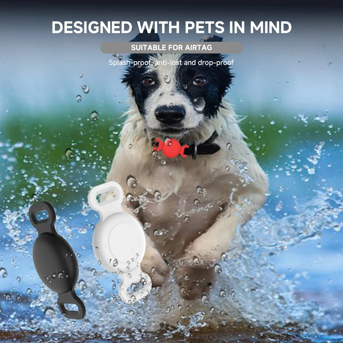 Silicone Cover For Apple Airtag Case Dog Cat Collar GPS Finder Colorful Protective Soft Case For Apple Air Tag Tracker Holder
Silicone Cover For Apple Airtag Case Dog Cat Collar GPS Finder Colorful Protective Soft Case For Apple Air Tag Tracker Holder