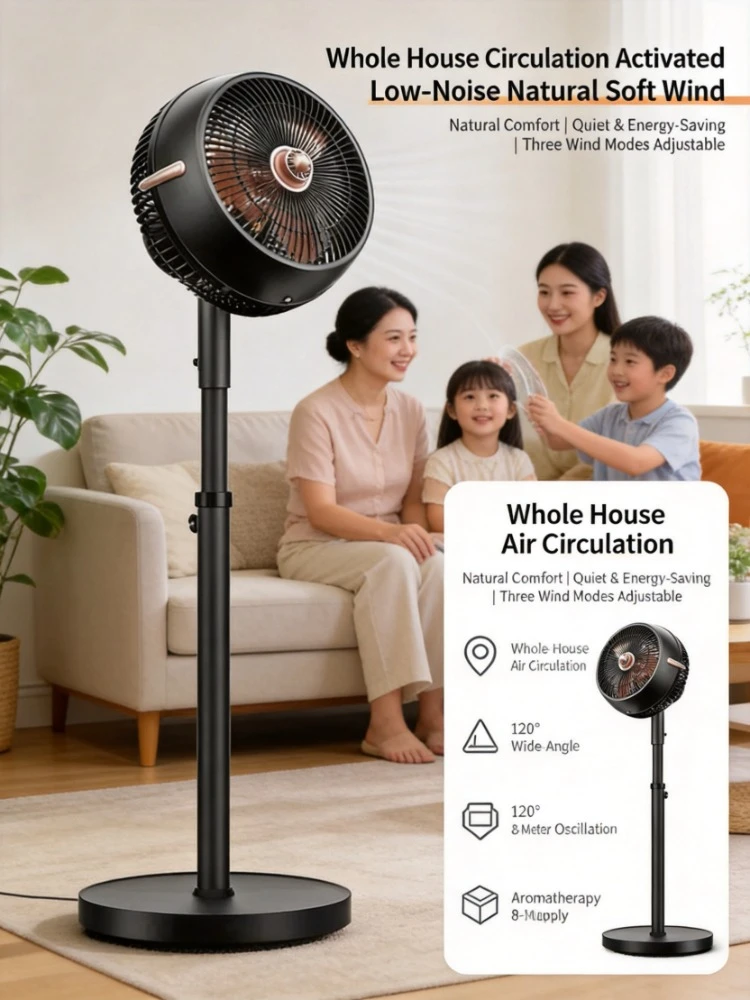 High Wind Silent Air Circulation Fan Remote Control Floor Desktop Electric Fan For Home Dormitory
High Wind Silent Air Circulation Fan Remote Control Floor Desktop Electric Fan For Home Dormitory