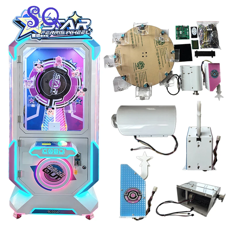Ferris Wheel Crane Claw Doll Gift Vending Arcade Prize Redemption Machine Game Kit - Full Gift Machine Parts DIY Coin Operated
Ferris Wheel Crane Claw Doll Gift Vending Arcade Prize Redemption Machine Game Kit - Full Gift Machine Parts DIY Coin Operated