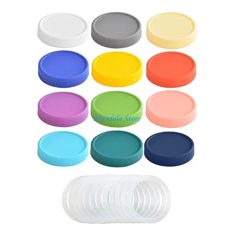 U2JC 12PCS Plastic Jar Lids Assorted Color Secure Closure Cover
U2JC 12PCS Plastic Jar Lids Assorted Color Secure Closure Cover