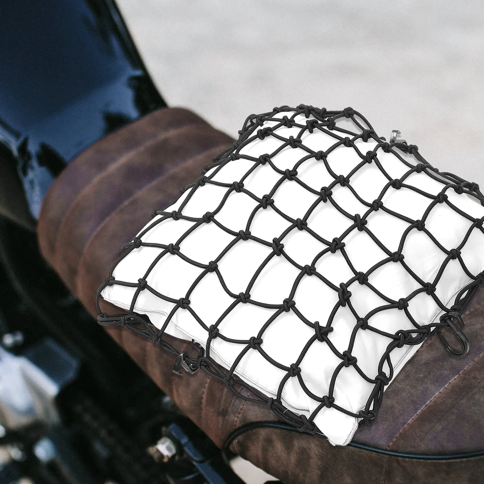 1Set Premium Stretchable Car Cargo Net Mesh Organizer with 6 Hooks for Rear Seat Trunk Storage Motorcycle Luggage Net
1Set Premium Stretchable Car Cargo Net Mesh Organizer with 6 Hooks for Rear Seat Trunk Storage Motorcycle Luggage Net