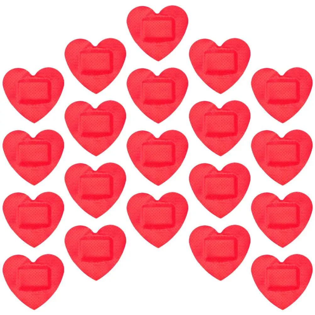 30 Pcs Heart Shaped Wound Patches Breathable Bandages Red Hemostatic Tape Aid Protection Stickers Hike Supplies
30 Pcs Heart Shaped Wound Patches Breathable Bandages Red Hemostatic Tape Aid Protection Stickers Hike Supplies