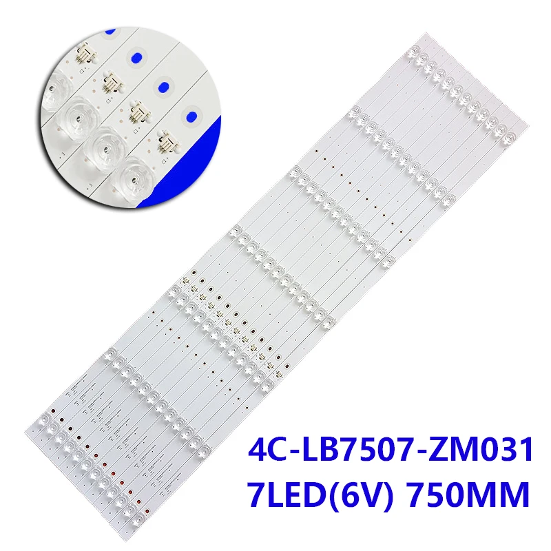 100% New 12pcs/Kit LED strips for 75 TV 75S421CA 75S423CA 75S425CA 75EP660 75EP660X2 75EP660X1
100% New 12pcs/Kit LED strips for 75 TV 75S421CA 75S423CA 75S425CA 75EP660 75EP660X2 75EP660X1