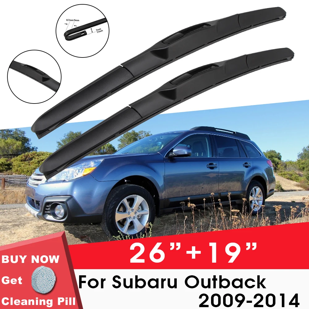 Car Wiper Blade Front Window Windshield Rubber Refill Wiper For Subaru Outback 2009-2014 LHD RHD 26"+19" Car Accessories
Car Wiper Blade Front Window Windshield Rubber Refill Wiper For Subaru Outback 2009-2014 LHD RHD 26"+19" Car Accessories