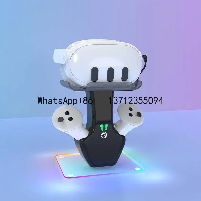 Meta Quest 3 VR Universal Charging Storage Stand Meta Quest 3 Controller Charging Stand with LED Light
Meta Quest 3 VR Universal Charging Storage Stand Meta Quest 3 Controller Charging Stand with LED Light