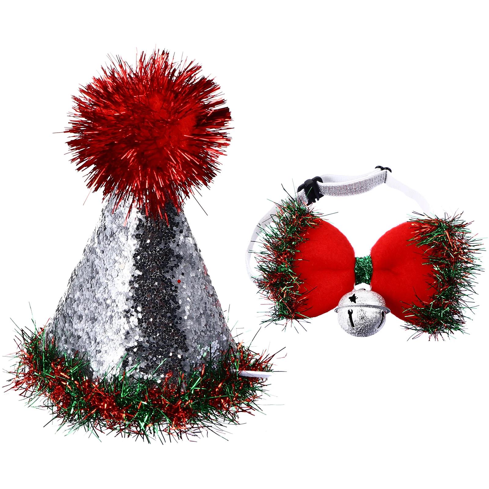2 pcs Christmas Pet Hat Bow Tie Dog Costume Accessories Bright Durable Polyester Wearable Festive Decorations Pet Supplies Cap
2 pcs Christmas Pet Hat Bow Tie Dog Costume Accessories Bright Durable Polyester Wearable Festive Decorations Pet Supplies Cap